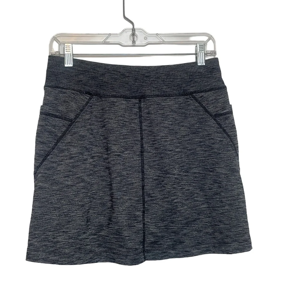 Athleta Small Skort‎ Grey Charcoal Blend Pockets